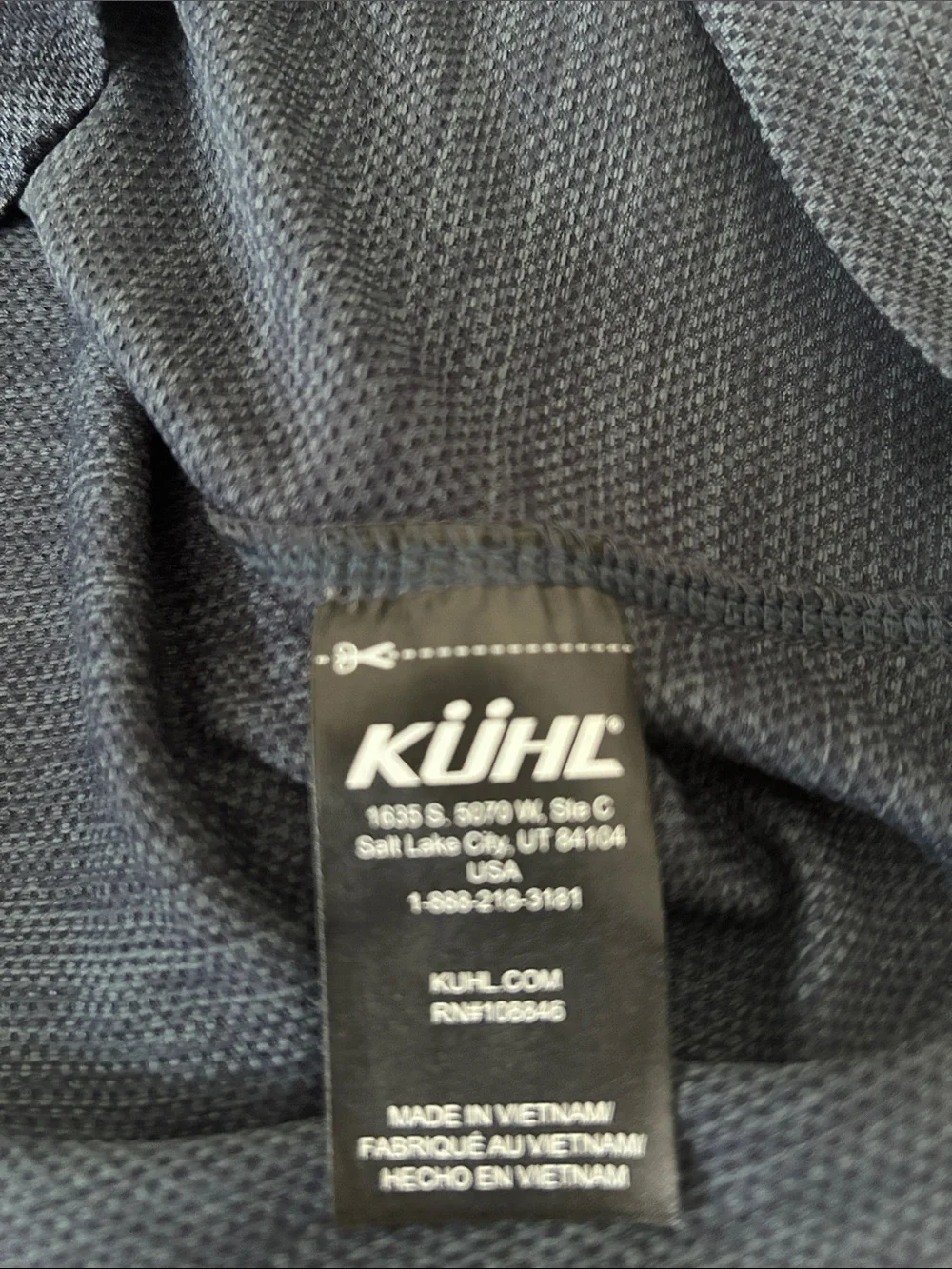 Kuhl Men's Lightweight Hooded Long-Sleeve Engineered Shirt Size L Blue